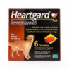 Comprimés à croquer HEARTGARD Plus (brun) pour chiens 51-100lbs(23-45kg), Pack de 6