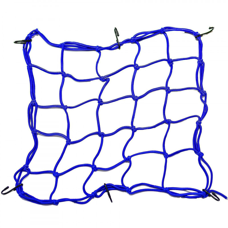 Elastic Mesh Bag Holder For Motorcycle Luggage Tie Down Mesh With Hook 2pcs