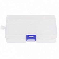 15xplastic Transparent With Lid Storage Box Collection Container 14x8.8x3.5cm