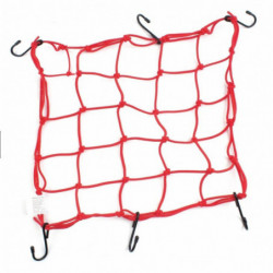 Elastic Mesh Bag Holder For Motorcycle Luggage Tie Down Mesh With Hook 2pcs