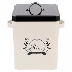 1pc Pet Food Storage Bucket Iron Airtight Storage Bucket For Dog Cat Food