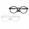 2pcs Pet Dog Glasses Fashionable Puppy Party Eyeglasses Plastic Pet Eyewear
