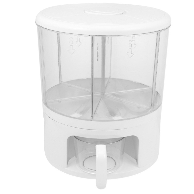 1pc Sealed Insect-proof Rice Bucket Moisture-proof Rice Box Rotating Rice Bucket