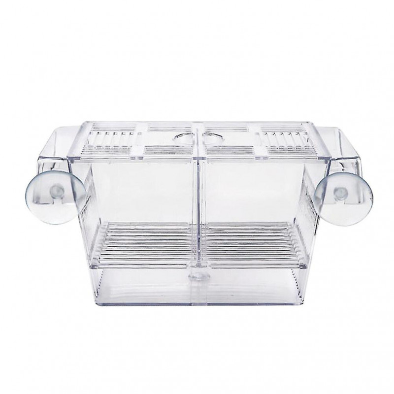1pc Transparent Aquarium Fish Breeding Box Practical Fish Incubation Container