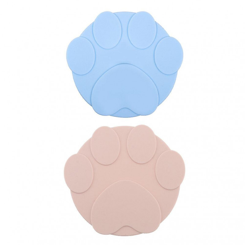 2pcs Durable Food Can Covers Silicone Pet Food Can Dust-proof Cover Pads