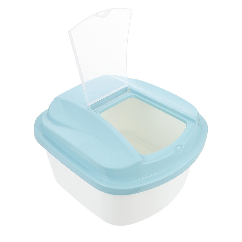 1 Set Rice Container Rice Storage Tin Moisture-proof Food Container With Cup