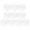 10pcs Pots grossissants ménagers Cages à insectes transparentes Boîtes de loupe pratiques