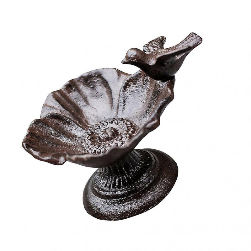 Chic Iron Food Container Durable Iron Food Holder Flower Shaped Storage Bowl