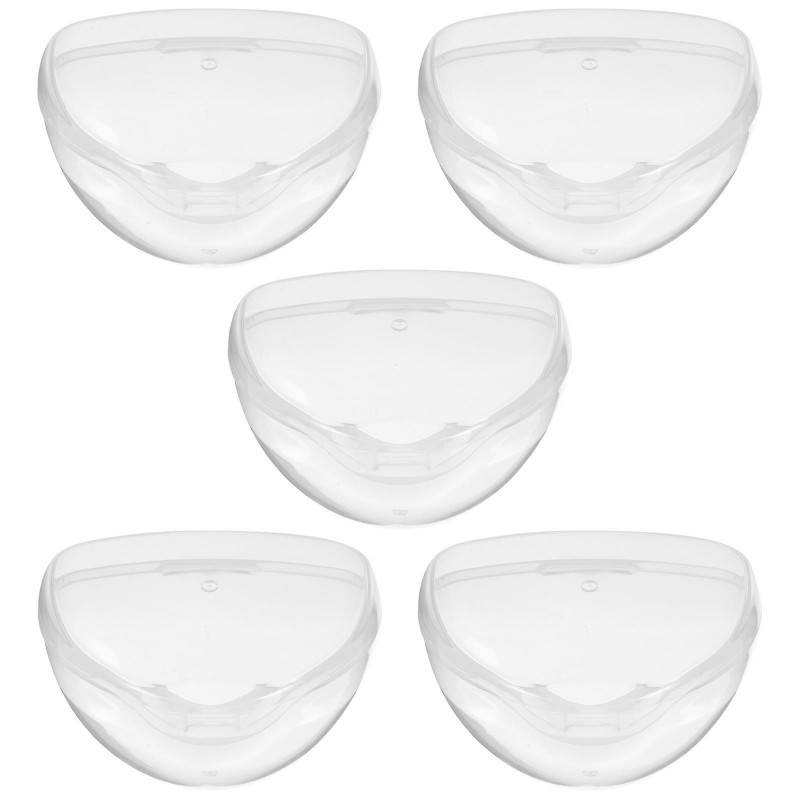 5pcs Portable Baby Infant Toddler Pacifier Case Dust-proof Storage Box Container