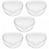 5pcs Portable Baby Infant Toddler Pacifier Case Dust-proof Storage Box Container