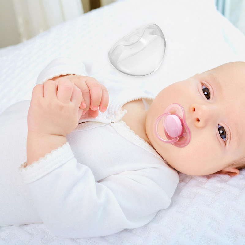 5pcs Portable Baby Infant Toddler Pacifier Case Dust-proof Storage Box Container