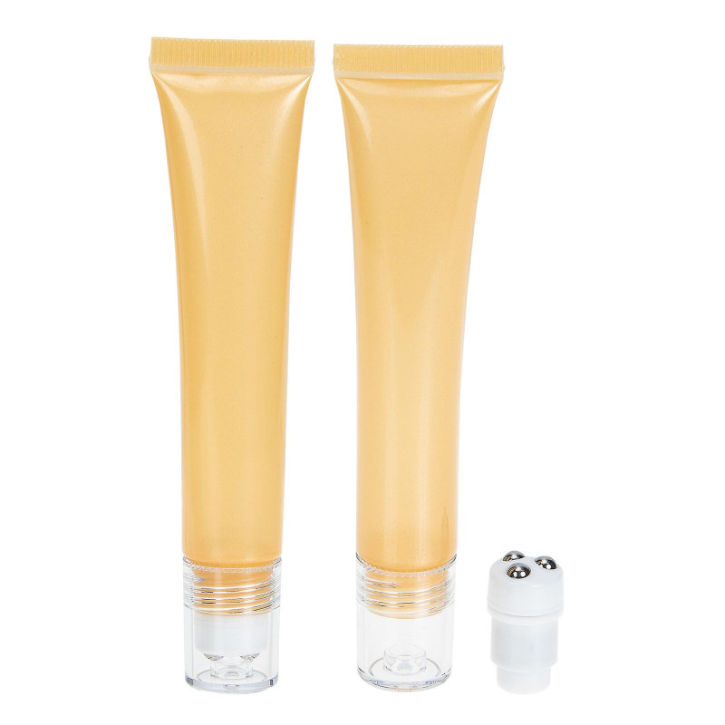 2pcs Essential Oil Tube Cosmetics Dispenser Container Roller Bottles (20g)