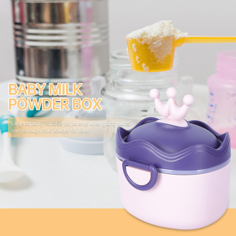 1pc Baby Portable Milk Storage Box Moisture-proof Milk Powder Dispenser 330ml