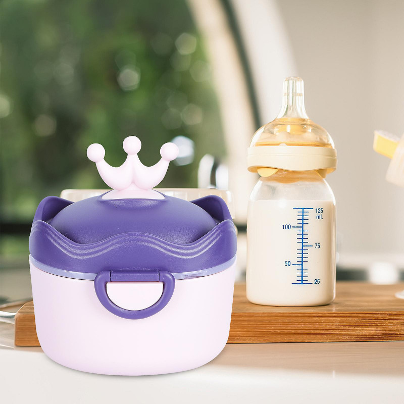 1pc Baby Portable Milk Storage Box Moisture-proof Milk Powder Dispenser 330ml