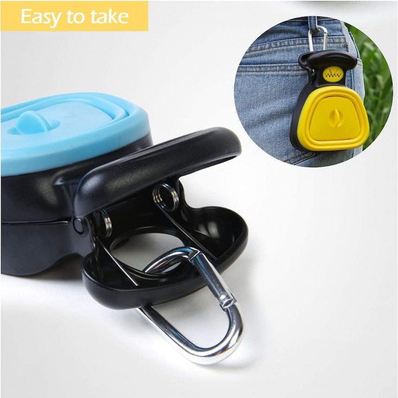 Petite pelle à caca pour chiens, gadget extensible pour caca pour chien avec distributeur de sacs, ramassage [...]