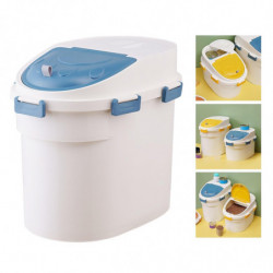 Cat Dog Food Storage Box Bin Container Moistureproof Sealing Bucket Orange L Cat Dog Food Storage Box Bin Container Moistureproof Sealing Bucket Orange L