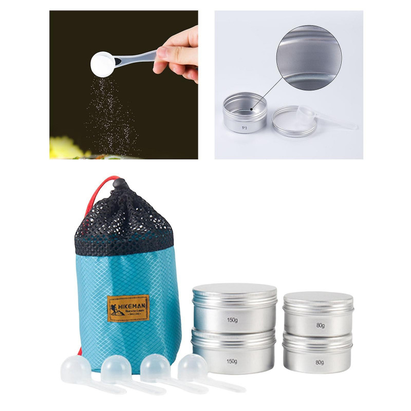 Multifunctional Tin Box Container Keep Food Fresh For Camping 150g And 80g