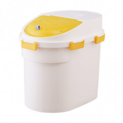 Cat Dog Food Storage Box Bin Container Moistureproof Sealing Bucket Orange L Cat Dog Food Storage Box Bin Container Moistureproof Sealing Bucket Orange L