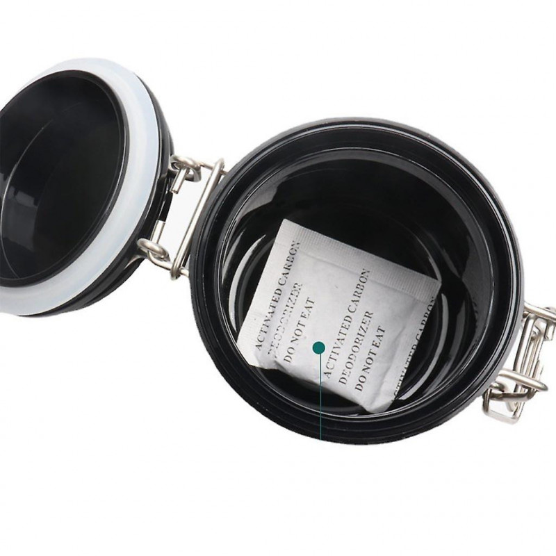 Eyelash Glue Storage For Tank Activated Carbon Sealed Jar Leak Proof Container