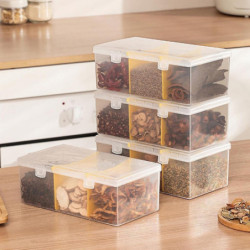 Seasoning Box Kitchen Spice Container Condiment Storage With Buckle Design Seasoning Box Kitchen Spice Container Condiment Storage With Buckle Design