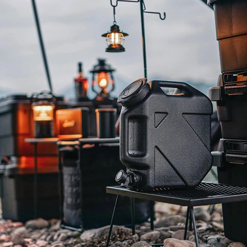 10l Water Tank Large Capacity Portable Camping Bucket Water Storage With Detachable Faucet No Leakage Travel [...]