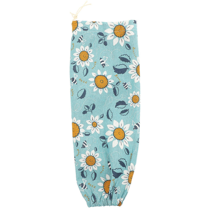 Hanging Plastic Bag Holder Polyester Grocery Bag Holder Household Bag Dispenser