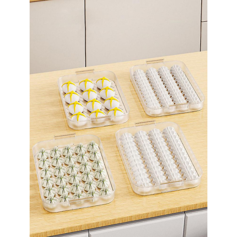 Dumplings Organizer Container Storage Tray Dumpling Fresh Box Food Holder