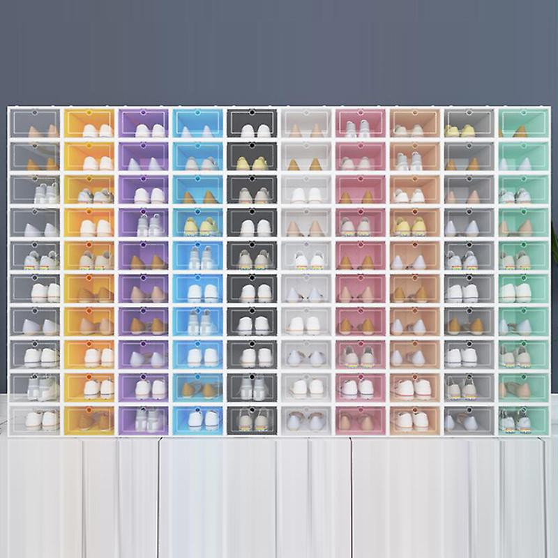 Naievear 2pcs Chaussures Organisateur Type de tiroir Grande capacité Armoire de rangement en plastique Conteneur [...]