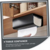 1pc Box Kitchen for Mount Towel Wall- Container Napkin Black Organizer Steel Storage Glove Cover Toilet Magnetic [...]