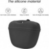 Silicone Dog Treat Pouch - Clip on Portable Training Container Convenient Magnetic Buckle Closing and Waist Clip - [...]