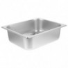 Stainless Steel Food Container Large Capacity Buffet Pan Reusable Food Catering Pot