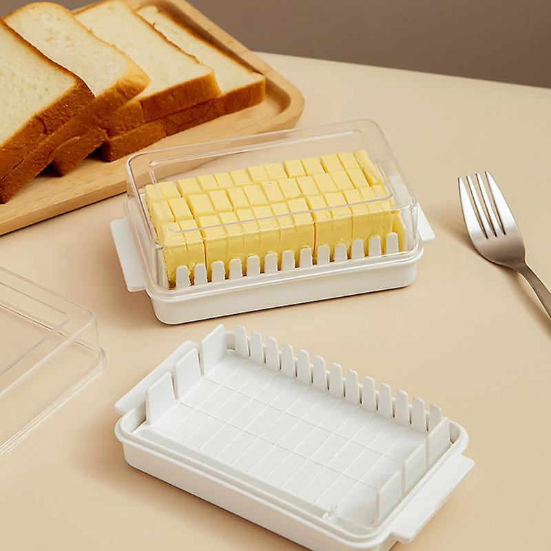 Boîte à beurres en plastique transparent avec couvercle scellé pour une coupe facile Boîte de rangement à beurres [...]
