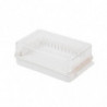 Boîte à beurres en plastique transparent avec couvercle scellé pour une coupe facile Boîte de rangement à beurres [...]