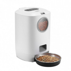 4.5L auto pet food dispenser 4 meals per day 10s voice recorder timed feeder 4.5L auto pet food dispenser 4 meals per day 10s voice recorder timed feeder