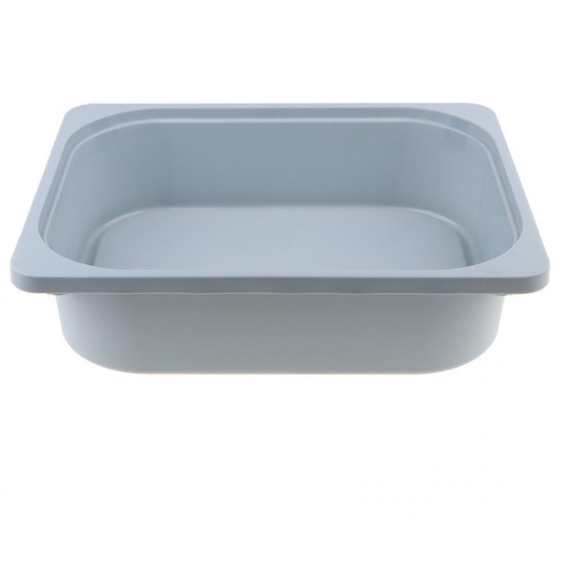 Bac de rangement en plastique Conteneur Jouet Cosmétique Organisateur Gris