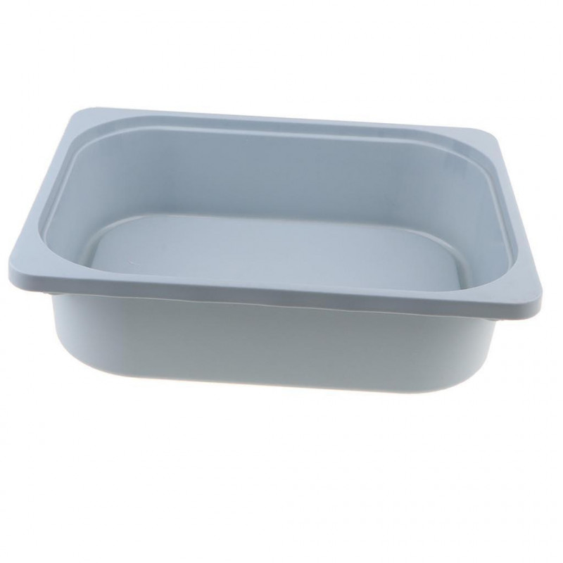 Bac de rangement en plastique Conteneur Jouet Cosmétique Organisateur Gris