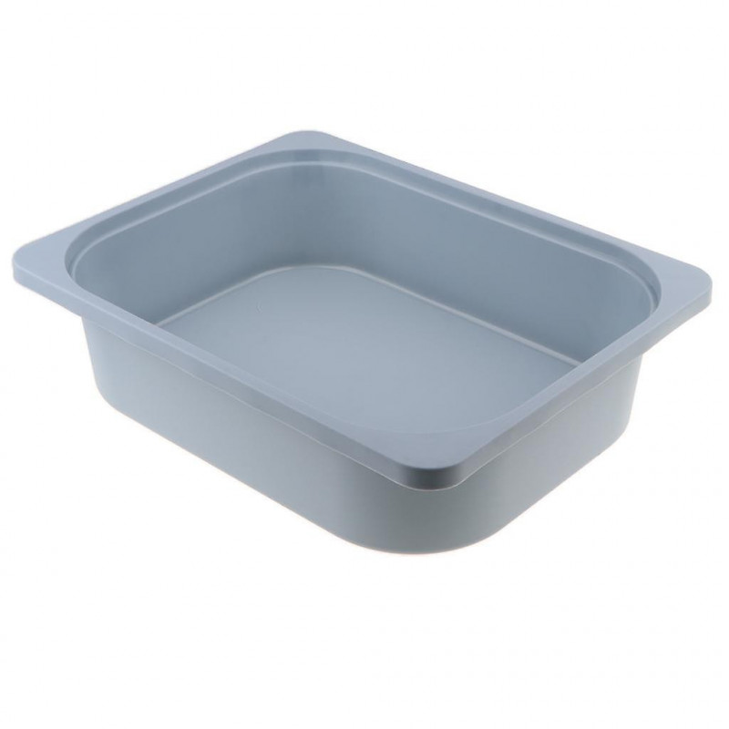 Bac de rangement en plastique Conteneur Jouet Cosmétique Organisateur Gris