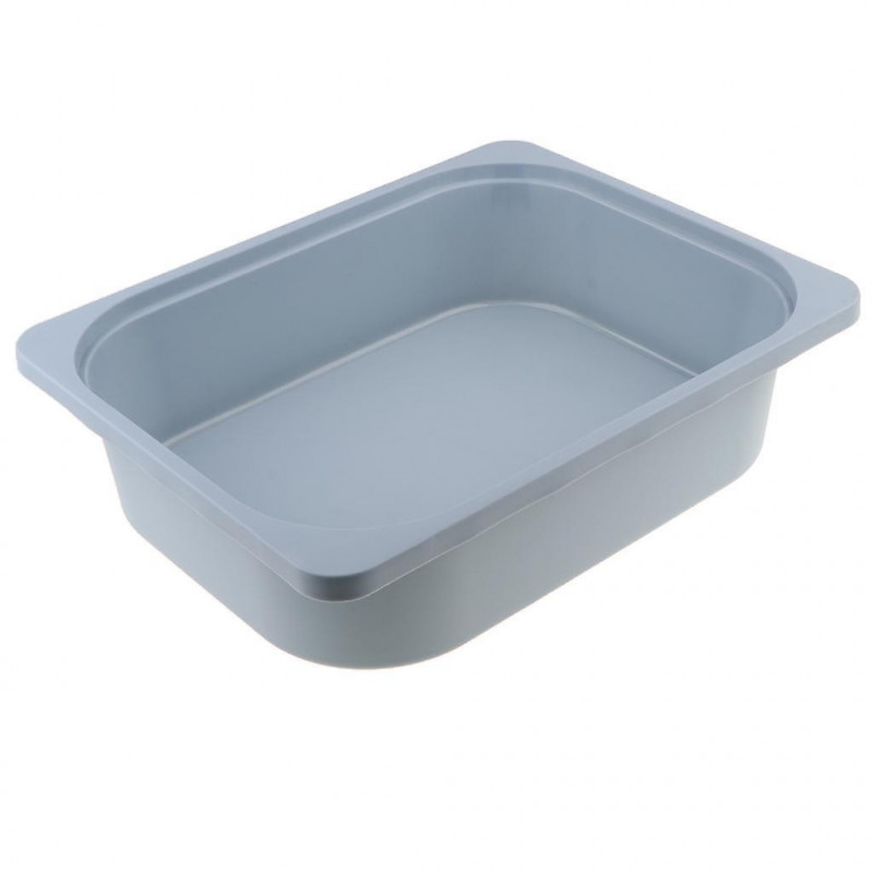 Bac de rangement en plastique Conteneur Jouet Cosmétique Organisateur Gris