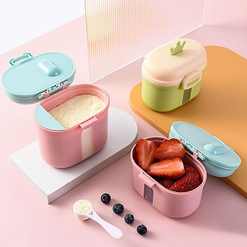 Crown Portable Milk Powder Box Large-capacity Waterproof And Leak-proof Food Storage Box Baby Food Can For Home [...]