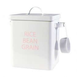 Seau de stockage des aliments Grande capacité pour la farine de céréales de céréales Récipient de thé de riz blanc Seau de stockage des aliments Grande capacité pour la farine de céréales de céréales Récipient de thé de riz blanc
