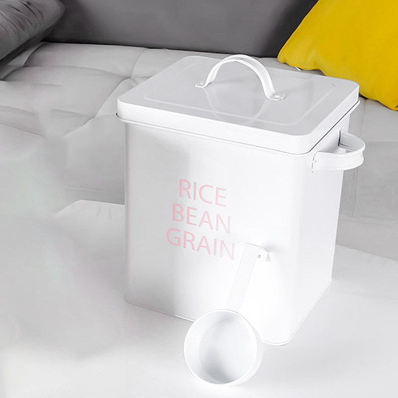 Seau de stockage des aliments Grande capacité pour la farine de céréales de céréales Récipient de thé de riz blanc