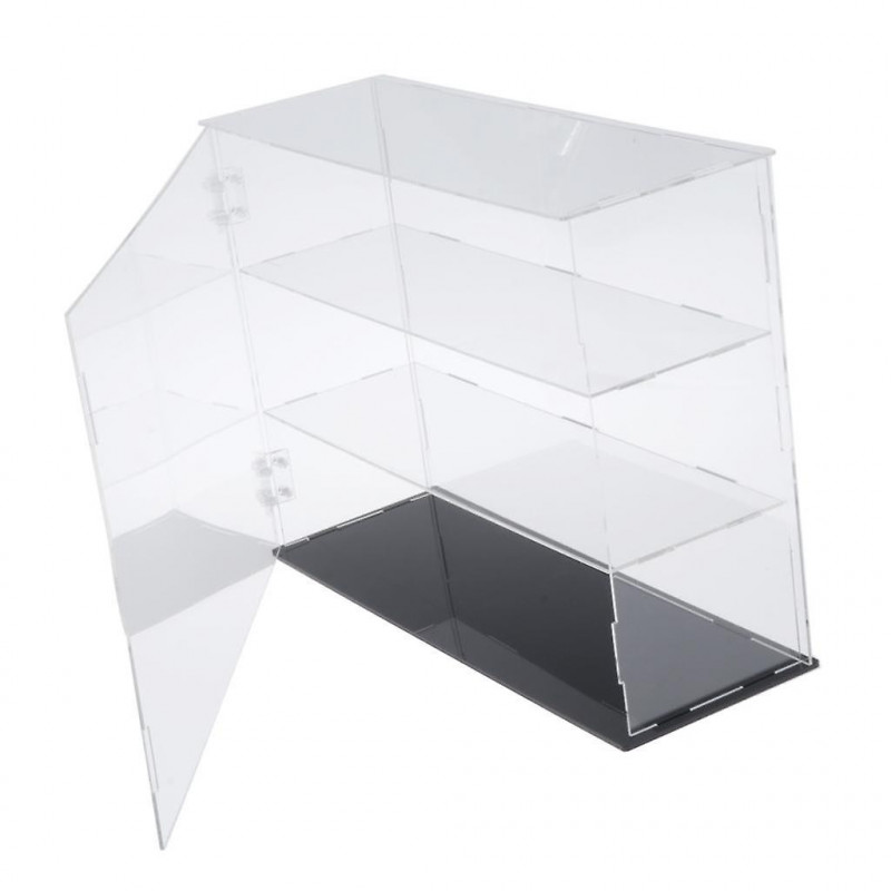 Transparent Acrylic Display Case Models Toys Desk Dustproof Box Container