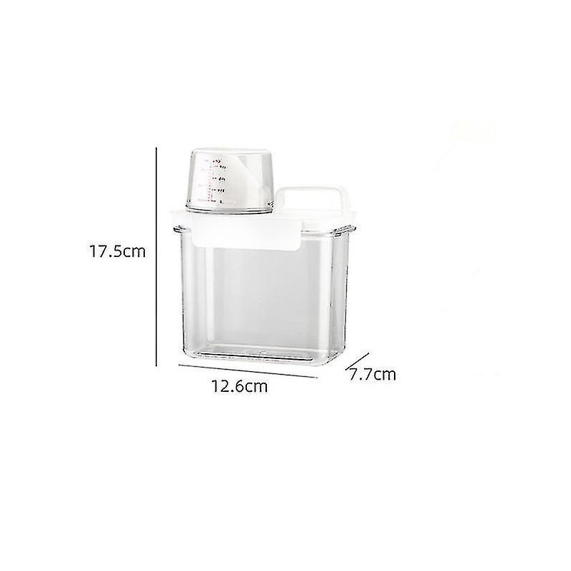 Airtight Laundry Detergent Powder Storage Box Clear Washing Powder Container With Lid And Handle Multipurpose [...]