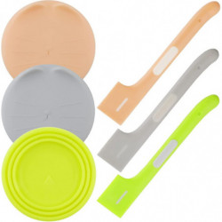 6pcs Dog Food Can Covers Lids, Rubber Cat Food Can Lid For Pet Food Cans, Cat Food Spoons For Wet Food 6pcs Dog Food Can Covers Lids, Rubber Cat Food Can Lid For Pet Food Cans, Cat Food Spoons For Wet Food