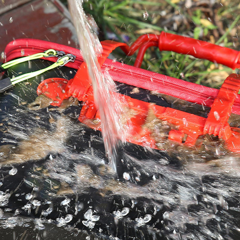 Live Fish Container Thick Foldable Fish Bucket for Camping Gardening Fishing Black S