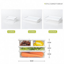 Large Capacity Environmental Fresh Food Keeping Container Fresh-keepin Large Capacity Environmental Fresh Food Keeping Container Fresh-keepin
