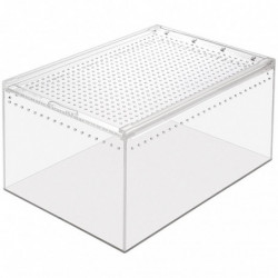 Creative Feed Bin Small Breeder Box Reptiles Enclosure Snail Feed Bin Enclosure for Insect Creative Feed Bin Small Breeder Box Reptiles Enclosure Snail Feed Bin Enclosure for Insect