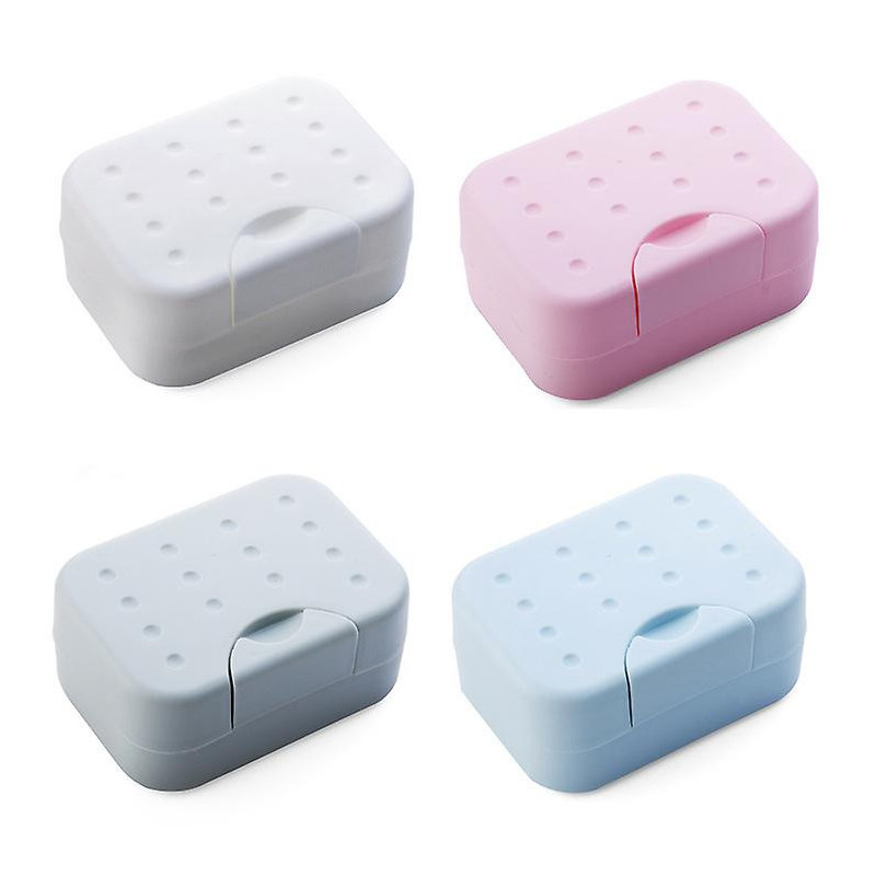 4 Pack Soap Box With Lid Plastic Easy To Clean Sxq 4 Pack Soap Box With Lid Plastic Easy To Clean Sxq