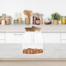 1pc Cuisine Thé Scellé Récipient Pratique Verre De Stockage Pot Alimentaire Boîte (900ML) 1pc Cuisine Thé Scellé Récipient Pratique Verre De Stockage Pot Alimentaire Boîte (900ML)