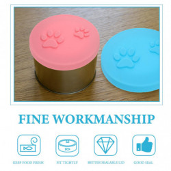 2 Pcs Silicone Cat Food Lids Pet Food Can Lids Dog Food Can Cover Household Can Covers Silicone Can Lids 2 Pcs Silicone Cat Food Lids Pet Food Can Lids Dog Food Can Cover Household Can Covers Silicone Can Lids